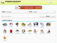 Tablet Screenshot of grudziadz.oglaszamy24.pl