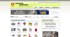 Desktop Screenshot of bialystok.oglaszamy24.pl