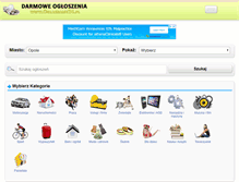 Tablet Screenshot of opole.oglaszamy24.pl