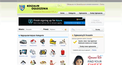 Desktop Screenshot of koszalin.oglaszamy24.pl