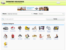 Tablet Screenshot of dabrowa-gornicza.oglaszamy24.pl